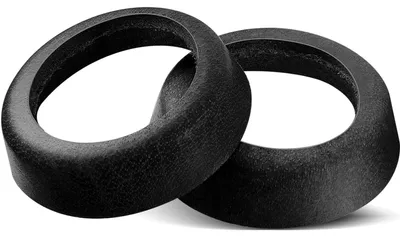 Productafbeelding van Leren Manchetten voor Waterpompen - 2 Stuks Zwarte Zuigermanchetten voor Zwenkpomp Type 75