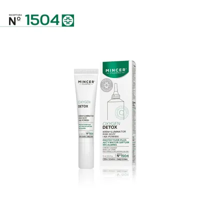 Imagen del producto de MINCER PHARMA Oxygen Detox 1504: Crema iluminadora para ojos y párpados, 15 ml