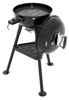Produktbild von Princess Kugelgrill Hybrid Elektro- & Holzkohle, 2000 W, Thermometer, Antihaftbeschichtung