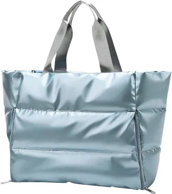 Immagine prodotto di Borsa da viaggio imbottita in nylon - 42x23x31 cm - Blu - Idrorepellente
