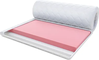 Produktbild von Topper 200x200 cm Matratzenauflage mit VISCO Höhe 9 cm Kaltschaum Matratzenschoner H2 H3 mit waschbarem Premium Bezug