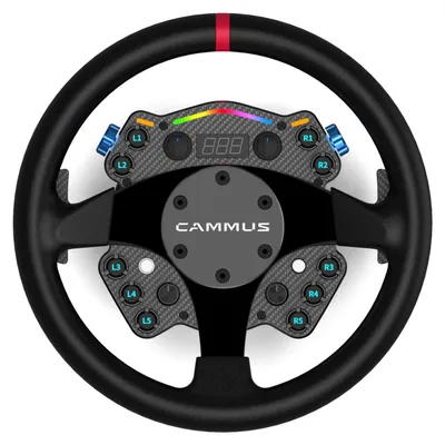 Image de Manette de jeu USB noire - Avec retour de force - Accessoire pour PC