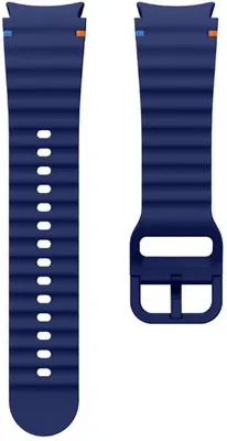 Zdjęcie produktu dla Go Go Gadget – Opaska do smartwatcha – Silikonowa opaska – kompatybilna z zegarkiem Samsung Galaxy Watch 7 – rozmiary 40 i 44 mm – ciemnoniebieska