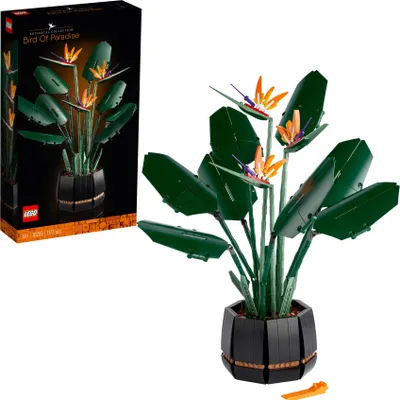 Produktbild von LEGO 10289 Icons Paradiesvogelblume, künstliche Pflanzen und Blumen, Set für Erwachsene