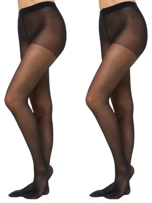 Produktbild von Nur Die 2er Pack Fit in Form 40 DEN starke Stützwirkung semi-blickdichte Fein-St