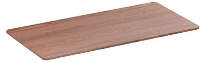 Image de Plateau de bureau bords arrondis 150x75cm, noyer
