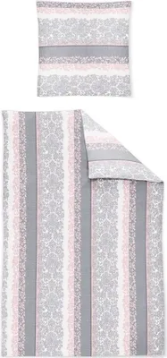 Produktbild von IRISETTE INTERLOCK BETTWÄSCHE PIANO 8704 rose 135 x 200 cm