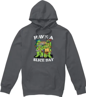Image de Teenage Mutant Ninja Turtles - Sweat à capuche pour homme "Have A Slice Day" TV8822 (L) (Charbon de bois)