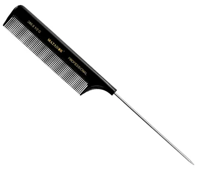 Image de Matador Peigne pointu métal 386G noir 8,5 pouces