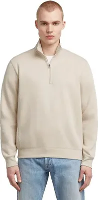 Produktbild von G-star Premium Core Halbreißverschluss-sweatshirt Beige M Herren Beige M