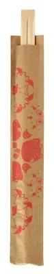 Produktbild von Essstäbchen, 210 mm, Emoji Sakura   Bambus 210 | Packung (100 Stück)