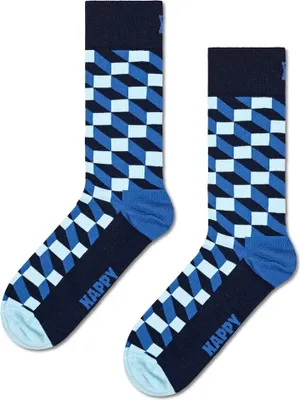 Image de Happy Socks Filled Optic Half Chaussettes longues Multicolores UE 36-40 Homme Multicolore UE 36-40