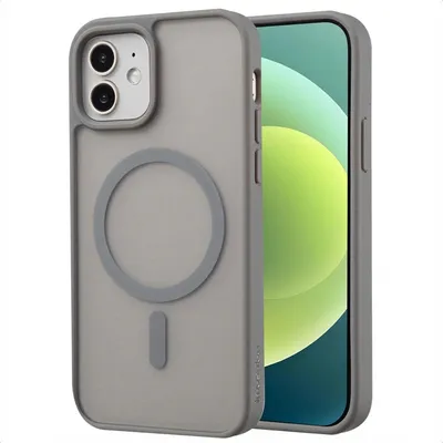 Zdjęcie produktu dla imoshion Color Guard Backcover z MagSafe dla Apple iPhone 12 (Pro) - Szary