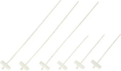Produktbild von Kabelbinder mit Beschriftungsfeld 100x2,5 200x4,6 mm transparent 50 Stück