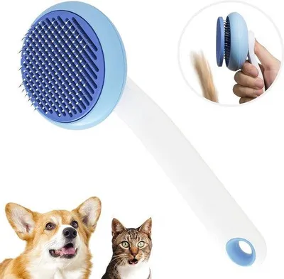 Produktbild von Katzenpflegesetzgerät, Massageskämme für Haustiere mit kurzen, mittleren und langen Haaren.