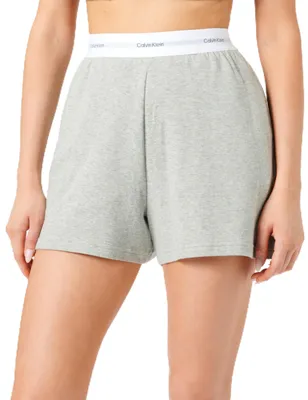 Obrázok produktu pre Pyžamové šortky pre dámy značky Calvin Klein, sivá farba (sýto sivá), veľkosť L