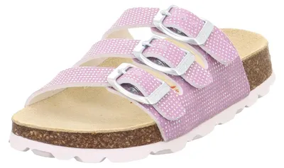 Produktbild von Superfit Mädchen FUSSBETTPANTOFFEL Hausschuhe, LILA 8500
