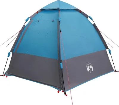 Image de Tente de montage rapide vidaXL avec protection pluie, pour 4 personnes
