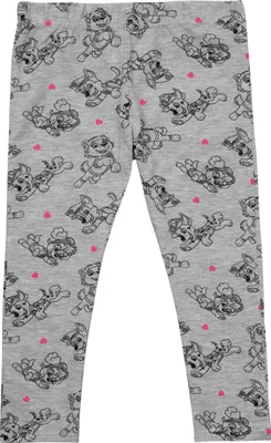 Produktbild von Paw Patrol Leggings für Kinder 3/4 Hose Mädchenhose Sporthose Grau 110-116