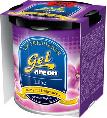 Produktbild von Duftbaum Lufterfrischer + DECKEL Flieder Original Areon Gel CAN Autogel Duftdose