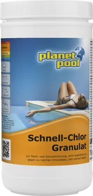 Produktbild von Planet Pool - Schnell-Chlor-Granulat - 1-10 kg wählbar Planet Pool - Schnell-Chlor-Granulat, 1 kg