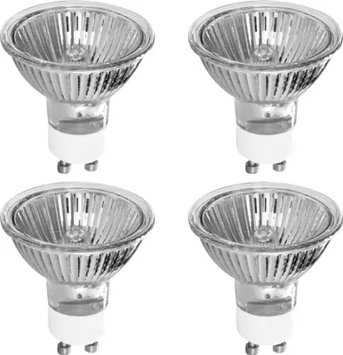 Produktbild von 4 x Tesco Halogen Reflektor 50W GU10 240V warmweiß 2700K dimmbar 2000h 35°
