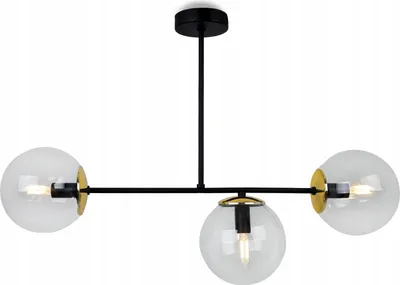 Produktbild von Deckenlampe Hängelampe Kronleuchter Loft elegant Glamour mit Glaskugeln