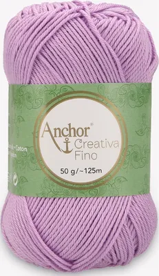 Image de Anchor Creativa Fino – fil de coton pour le crochet et le tricot (couleur 00226)