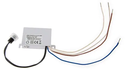 Dämmerungsschalter 3LV, 5-50 Lux, IP44, 12-24V AC/DC, 10 A