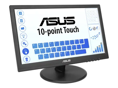 Produktbild von ASUS VT168HR - LED-Monitor - 39.6 cm (15.6") - Touchscreen - 1366 x 768 WXGA @ 60 Hz - TN