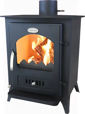 Produktbild von Kaminofen Holz One Holzofen 7,5 kW Kamin Ofen Dauerbrandofen Werkstattofen Schwedenofen Hüttenofen Heizofen