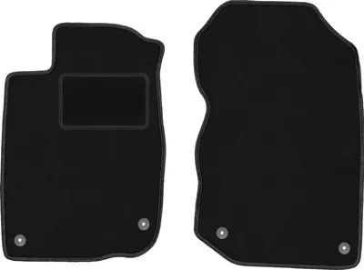 Immagine prodotto di Wielganizator tappetini auto velours anteriori adatto per Honda CR-Z (2010-2016, coupé) neri, set 2 pz, con fissaggi