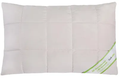 Produktbild von Kopfkissen 40x60 Schurwolle kbT Bio Baumwolle kbA Füllmenge variierbar
