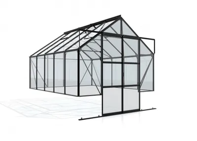 Produktbild von Vitavia Gewächshaus Cassandra 8300, ESG 3mm, schwarz