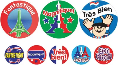 Imagen del producto de Franse lofstickers - Bumperpakket - 1240 stickers