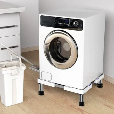 Produktbild von Famanu Waschtischuntergestell verstellbar aus rostfreiem Stahl - 45-65 cm, 18-22 cm