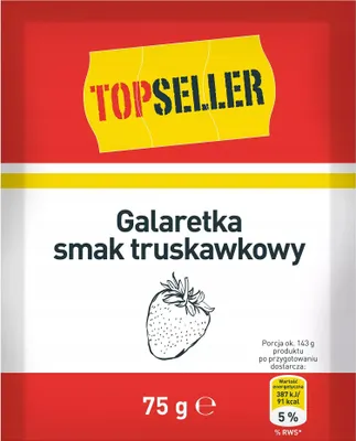 Obrázek produktu pro Tops Jahodová želé 75 g