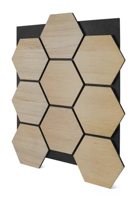 Obrázek produktu pro Akustický panel G21 81,5x66,5x2,1 cm plástev, přírodní dub