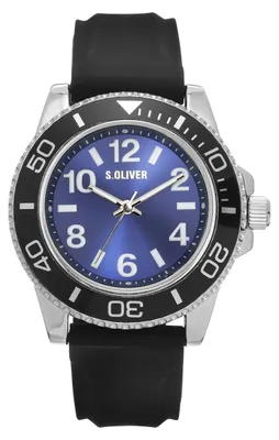 Produktbild von s.Oliver Herren Uhr Armbanduhr Silikon SO-4235-PQ