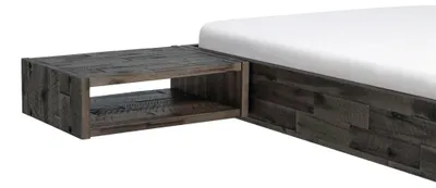 Jago Nachttisch im Industrial-Loft-Stil aus Akazie Vintage Grey – Ansicht 1