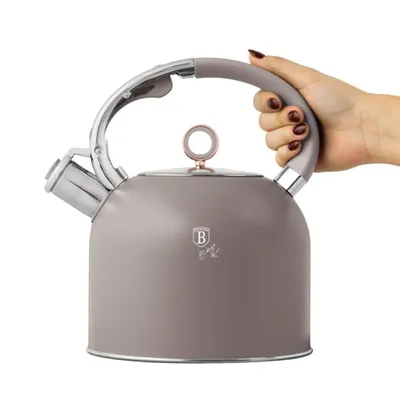 Obrázek produktu pro Tradiční rychlovarná konvice 3 l BerlingerHaus BH-8914, kolekce Taupe