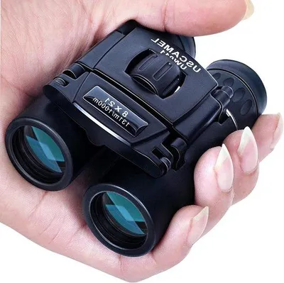 Image de Jumelles compactes pour enfants et adultes - Étanches - Monoculaires - Noires