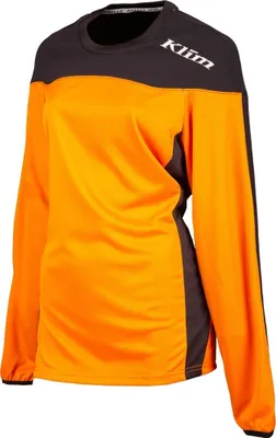 Produktbild von Klim Rebelle Damen Motocross Jersey, orange/schwarz, M