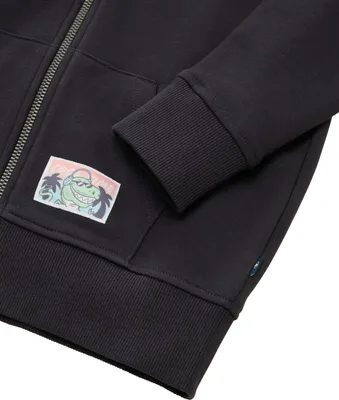 Produktbild von Tom Tailor Sweatjacke mit kleinem Print und Kängurutasche
