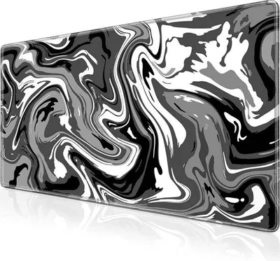 Obrázek produktu pro Herní podložka pod myš 900 x 400 mm, protiskluzová guma, voděodolná, černá