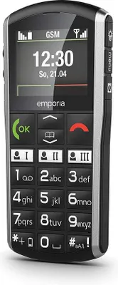 Image de Téléphone portable pour seniors avec bouton d'appel d'urgence et système d'alarme