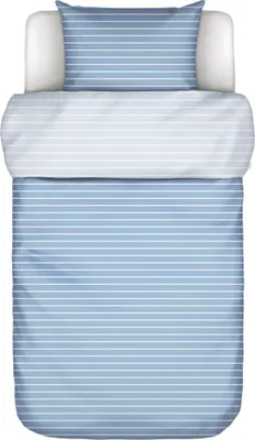 Produktbild von Marc O' Polo Baumwolltwill-Bettwäsche-Garnitur Thyra Farbe Denim blue Größe 135x200+80x80