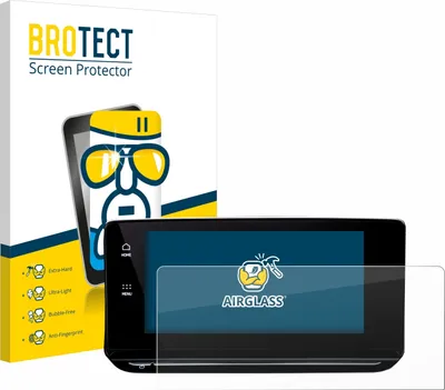 Produktbild von BROTECT Schutzglas für Skoda Octavia 4 2020-2022 Columbus Schutzfolie Panzer Folie Glas Display Schutz klar