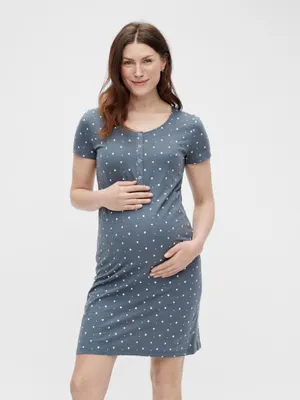 Produktbild von Mamalicious Mira Star Maternity Pyjama Grau M Damen,Mädchen Grau M