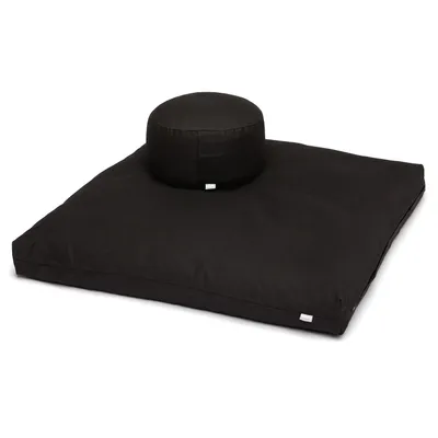 Produktbild von BASIC-SET: Meditationskissen + Zabuton, schwarz